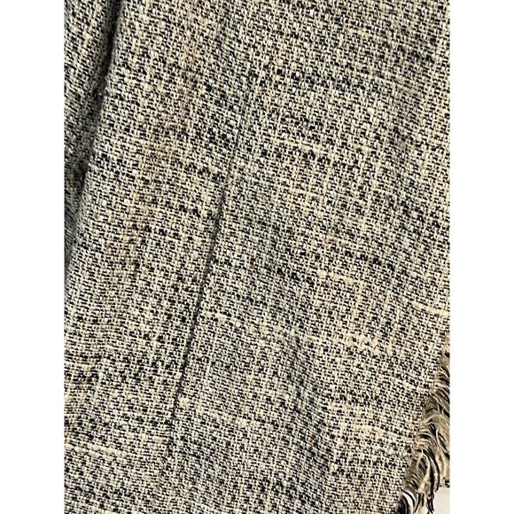 Alfani suit jacket blazer collar v neck slits on arm shoulder pads size 12 armpi - Picture 5 of 7